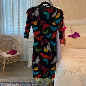 Alice + Olivia butterfly dress 0